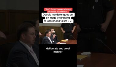 Double Murderer Goes Off On Judge After Being Re-Sentenced To Life x 2