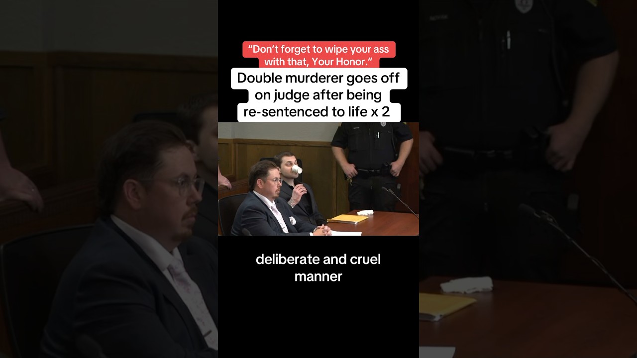 Double Murderer Goes Off On Judge After Being Re-Sentenced To Life x 2