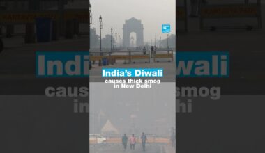 🇮🇳 India’s Diwali causes thick smog in New Delhi • FRANCE 24 English