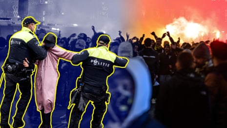 How the unrest unfolded in Amsterdam – video timeline