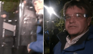 Dublin migrant protests: GB News reporter attacked by police during chaotic demonstrations