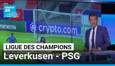 Leverkusen - PSG : troisième journée de phase de Ligue des champions • FRANCE 24