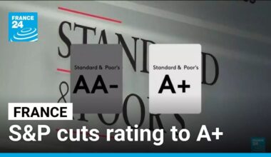 S&P cuts France credit rating from AA to A+ • FRANCE 24 English