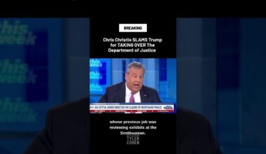 Chris Christie SLAMS Trump for TAKING OVER The Department of Justice