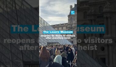 The Louvre Museum reopens its doors to visitors after jewellery heist • FRANCE 24 English