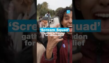 😱‘Scream Squad’ gather in London for stress relief• FRANCE 24 English