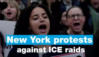 New York protests against ICE raids • FRANCE 24 English