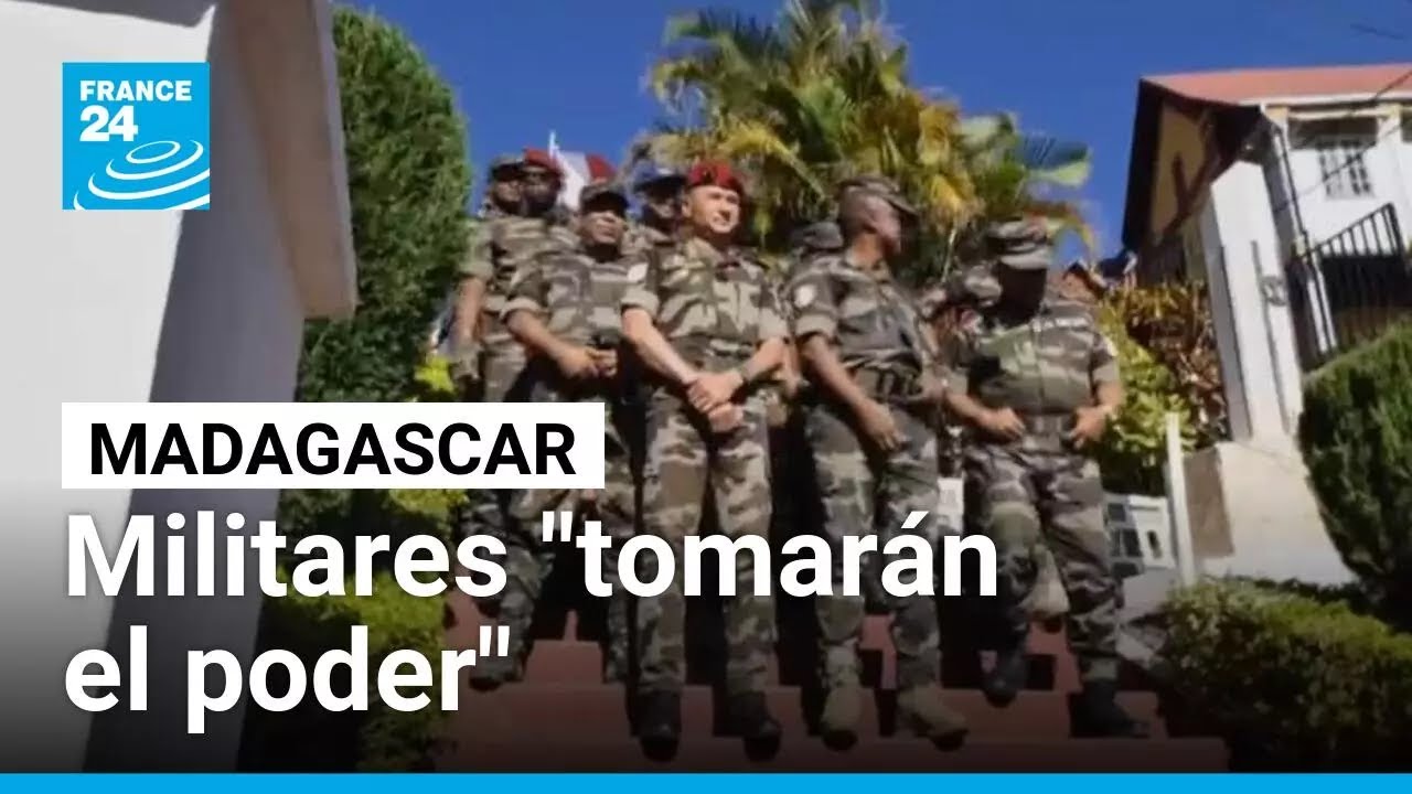Tras la destitución de Rajoelina, militares de Madagascar anuncian que “tomarán el poder”
