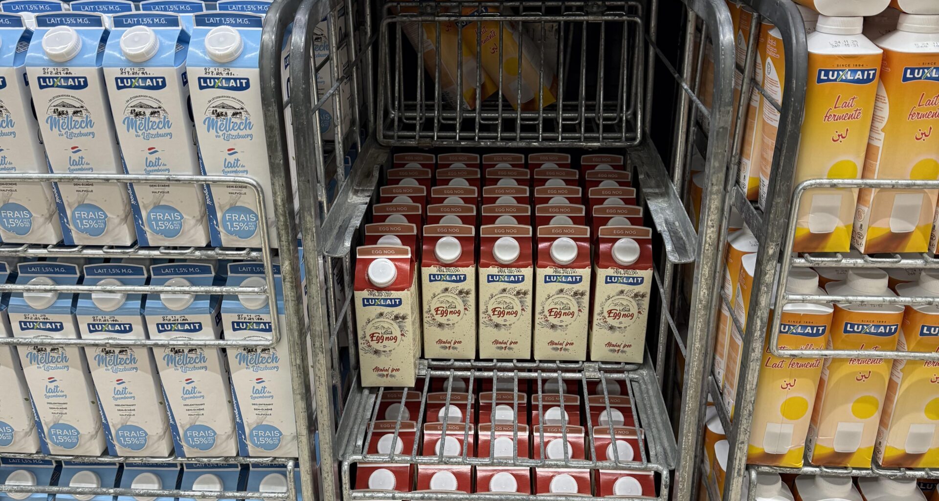 Egg nog migration has begun