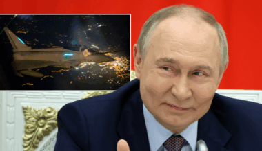 Nato scrambles fighter jets after 'cruel' Vladimir Putin breaches Lithuania's airspace