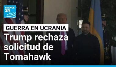 Trump rechaza la solicitud de misiles Tomahawk de Zelenski y busca un acuerdo de paz con Putin