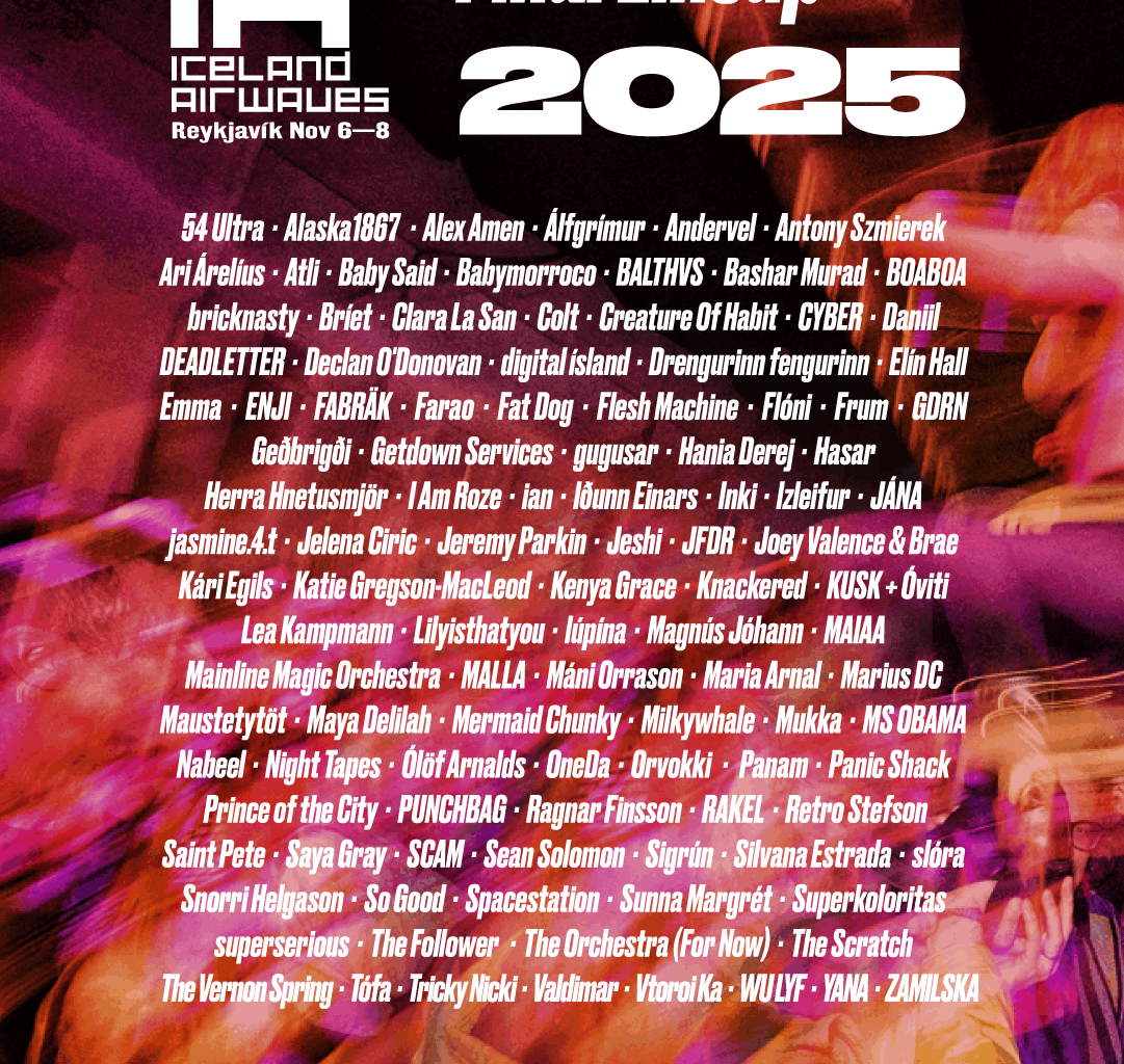 Iceland Airwaves | 2025 Music and Speakers Lineup Announced