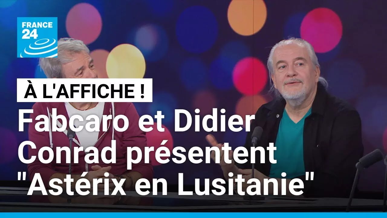 Fabcaro et Didier Conrad présentent "Astérix en Lusitanie" • FRANCE 24