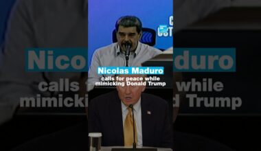 Nicolas Maduro calls for peace while mimicking Donald Trump • FRANCE 24 English