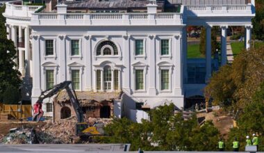 Donald Trump sued over east wing demolition