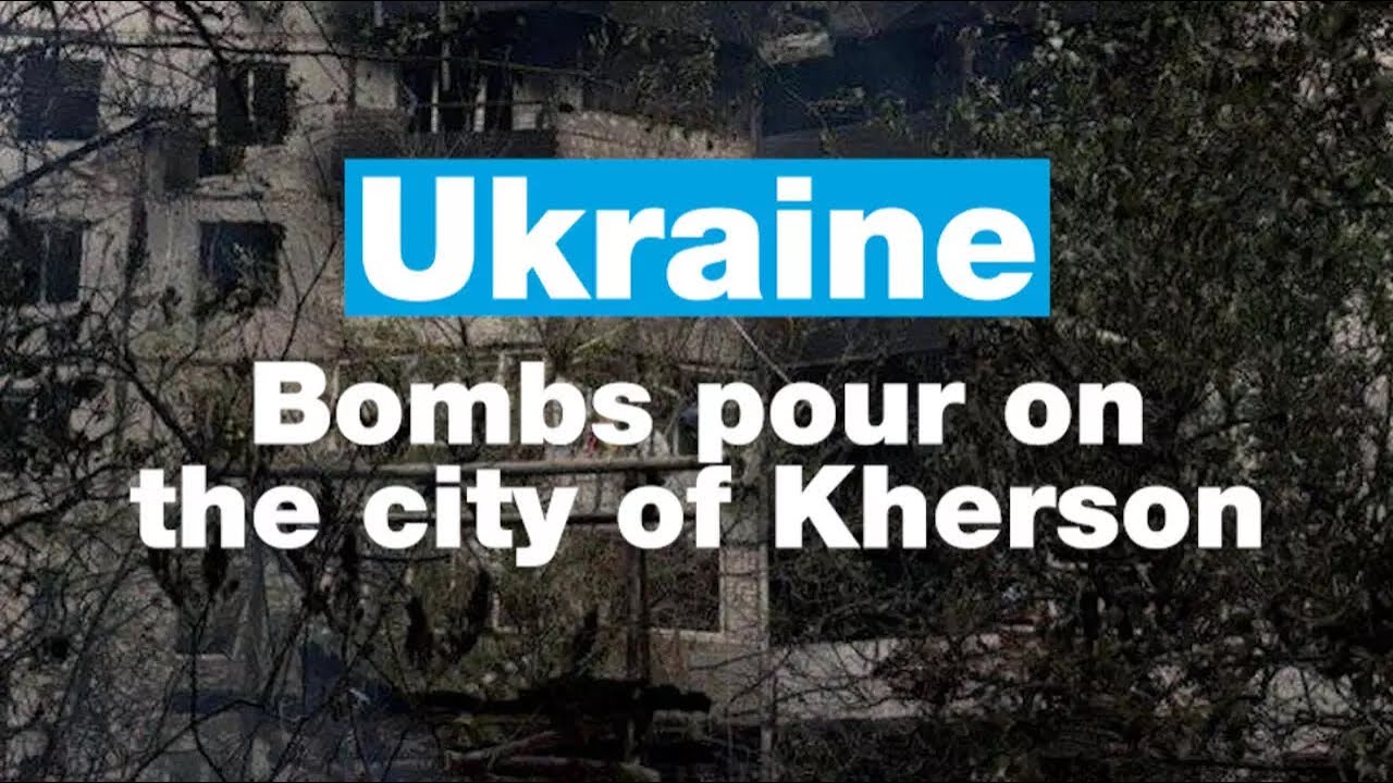 Bombs pour on the city of Kherson • FRANCE 24 English