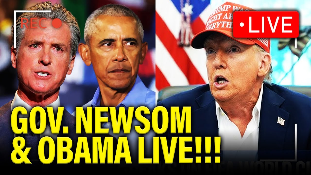 LIVE: Newsom HOLDS MAJOR EVENT with President OBAMA