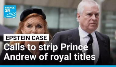 UK under pressure to strip Prince Andrew of titles, home after new Epstein revelations • FRANCE 24