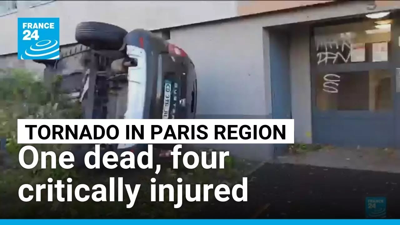 Tornado kills one, injures four near French capital • FRANCE 24 English