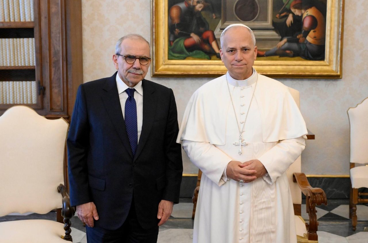 Pope meets with Lebanese Prime Minister Nawaf Salam