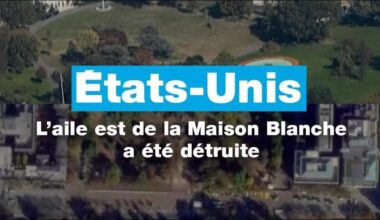 La démolition de l’aile est de la Maison Blanche est terminée • FRANCE 24