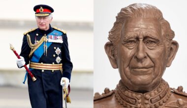Chocolatier celebrates coronation with life-sized bust of King Charles