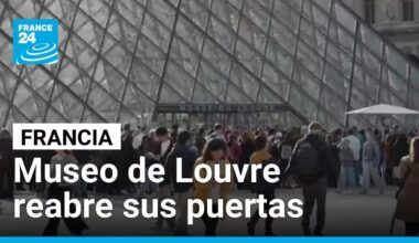 Museo del Louvre reabre sus puertas tras ser víctima del "robo del siglo"