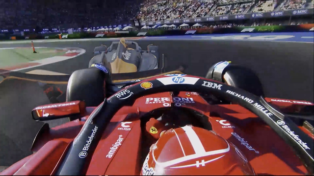 MEXICO CITY, MEXICO - OCTOBER 26: Lando Norris of Great Britain driving the (4) McLaren MCL39