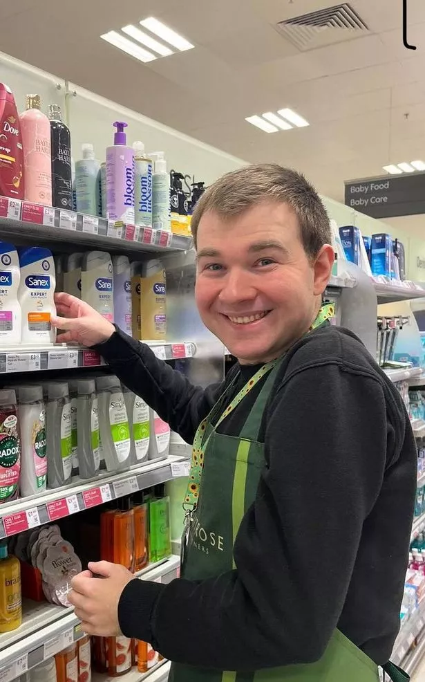 Tom Boyd, 27, volunteered at Waitrose in Cheadle Hulme for more than four years