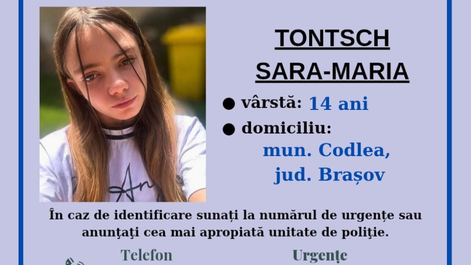 PERSOANĂ DISPĂRUTĂ