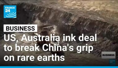 US, Australia ink rare earths deal to curb reliance on China amid rising trade tensions