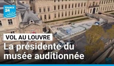 La présidente du Louvre auditionnée par le Sénat pour expliquer le vol de bijoux • FRANCE 24