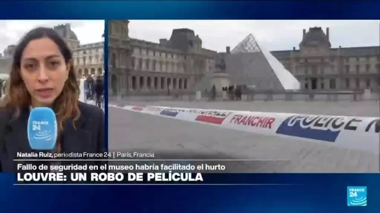 Informe desde París: al menos 60 agentes investigan robo de joyas en el Louvre • FRANCE 24