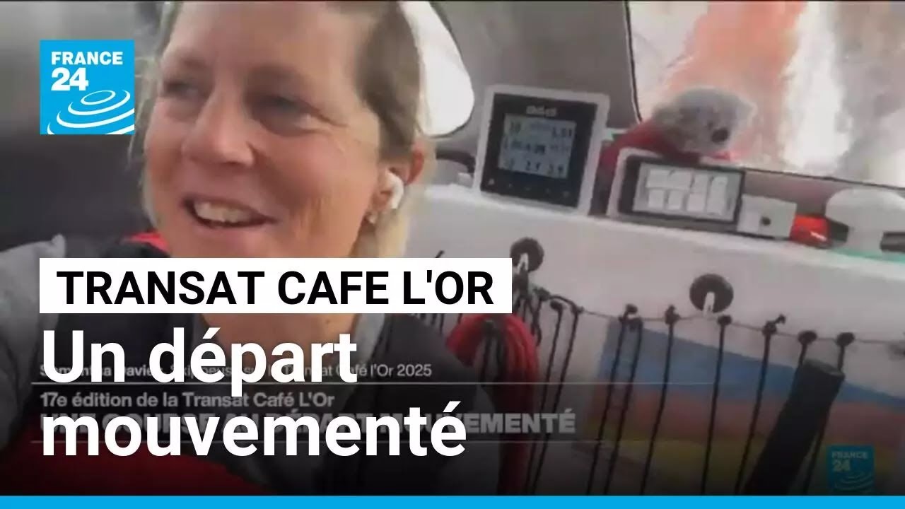 17ème édition de la Transat Café L'Or : une course au départ mouvementé • FRANCE 24