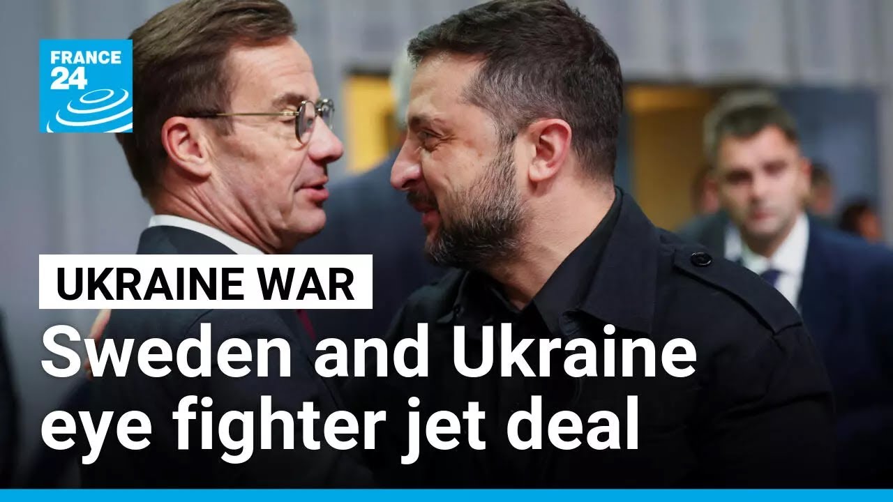 Sweden and Ukraine eye export deal for up to 150 fighter jets • FRANCE 24 English