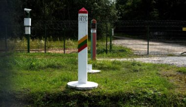 Lithuania closes its border with Belarus