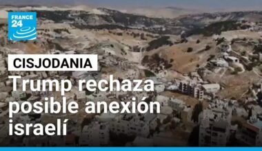 Trump asegura que retiraría apoyo a Israel si anexiona Cisjordania