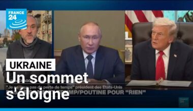 Ukraine : deux morts dans des frappes russes, le sommet Trump-Poutine s'éloigne • FRANCE 24