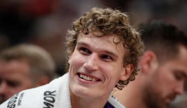 Lauri Markkanen paljasti äitinsä tekstiviestin ennätysillan jälkeen: ”Se on joka kerta suosikkini” | Urheilu