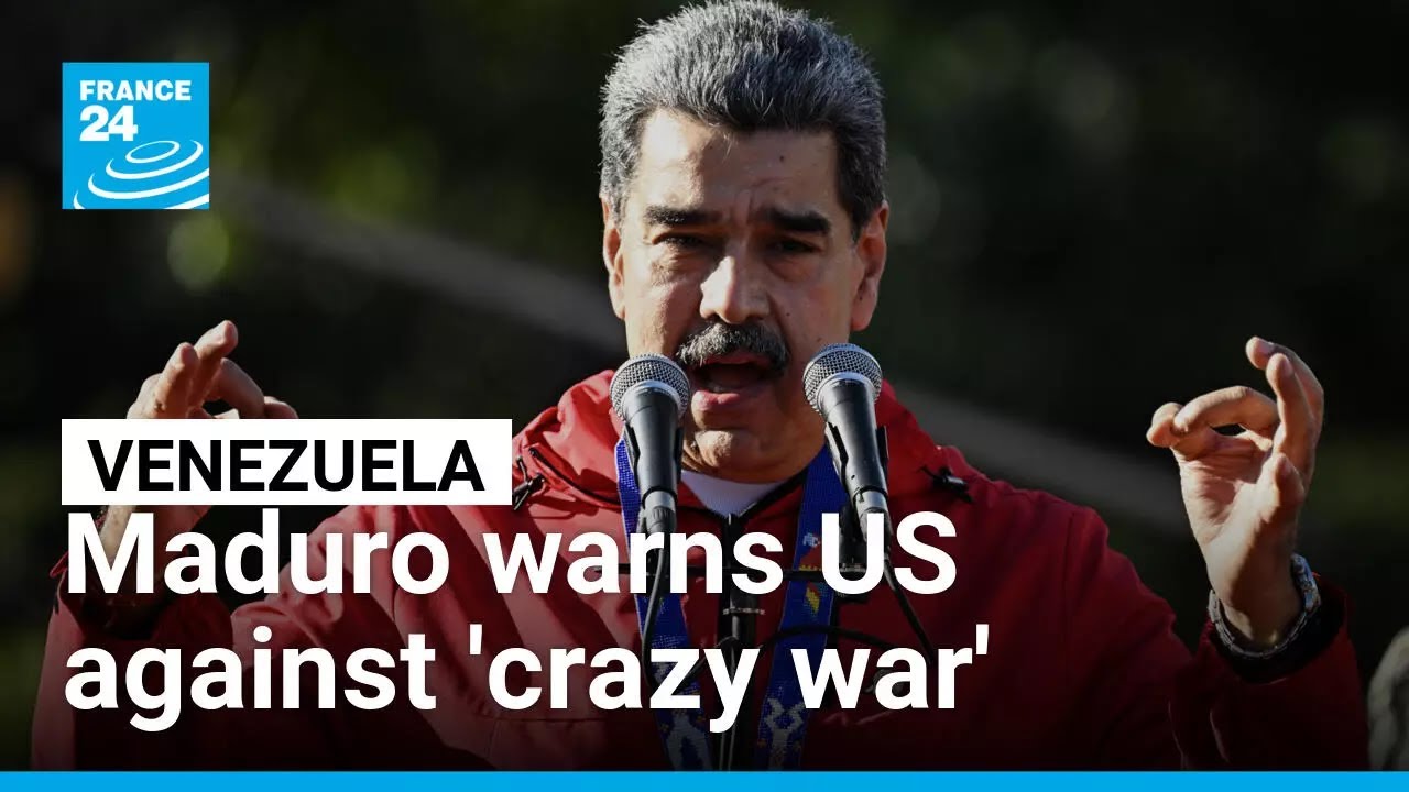 Maduro warns US against 'crazy war' after Trump authorises covert Venezuela action • FRANCE 24