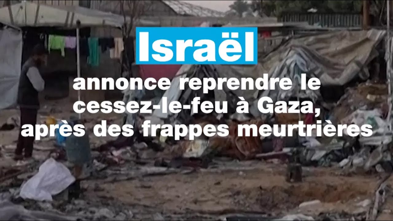 Israël annonce reprendre le cessez-le-feu à Gaza, après des frappes meurtrières • FRANCE 24