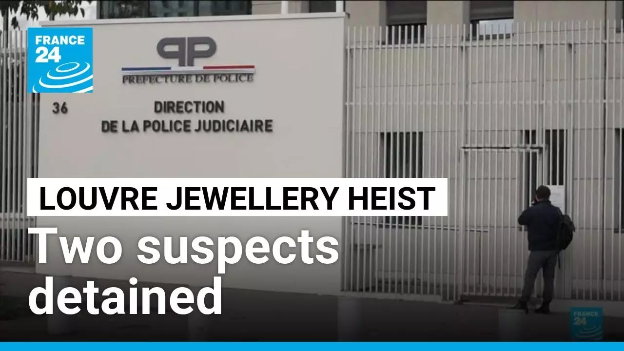 French police arrest suspects linked to Louvre jewellery heist • FRANCE 24 English
