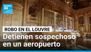 Francia: detenidos dos de los presuntos ladrones del Museo del Louvre