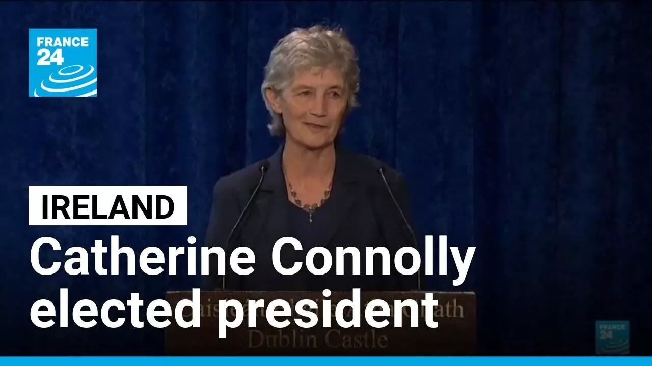 Left-winger Catherine Connolly wins Irish presidency • FRANCE 24 English