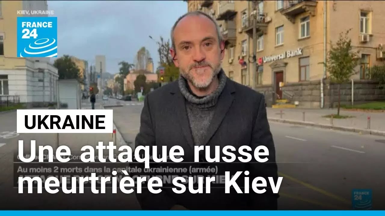 Ukraine : une attaque russe meurtrière sur Kiev • FRANCE 24
