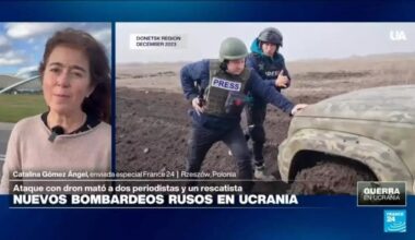 Guerra en Ucrania: ataque ruso con dron mata a dos periodistas y un rescatista