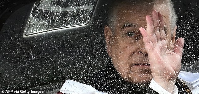 (FILES) Britain's Prince Andrew, Duke of York leaves Buckingham Palace in central London on May 6, 2023, ahead of the coronations of Britain's King Charles III and Britain's Camilla, Queen Consort. King Charles will strip his younger brother Andrew of his royal titles and long-term residence on the Windsor estate, the palace said on October 30, 2025, the latest fallout to hit the scandal-plagued royal over the Jeffrey Epstein affair. "Prince Andrew will now be known as Andrew Mountbatten Windsor," the palace said, adding that Charles had begun the formal process to strip the titles from his brother. (Photo by Marco BERTORELLO / AFP) (Photo by MARCO BERTORELLO/AFP via Getty Images)