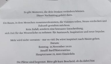 Mysterious invitation