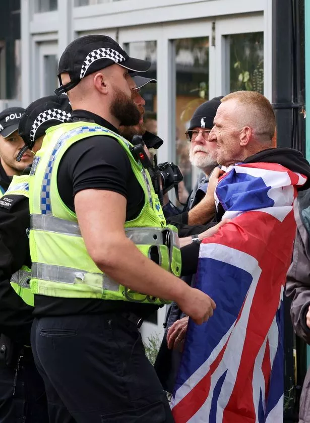 Demonstrations and counter demonstrations over the housing of asylum seekers in hotels in Gloucestershire