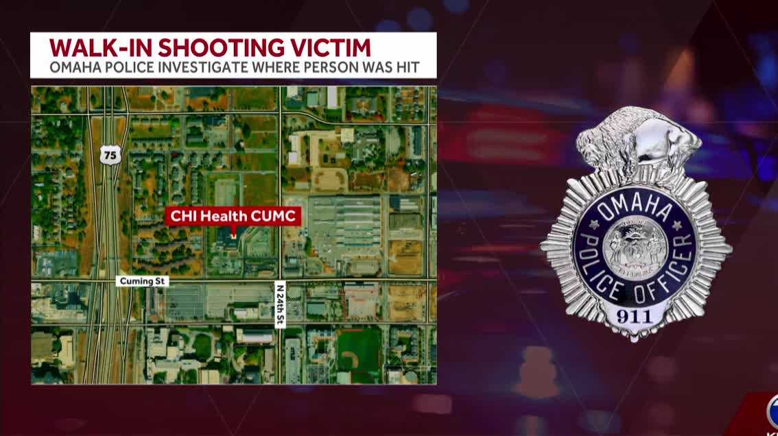 Person seeks treatment for gunshot wound at CHI Health CUMC